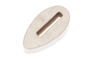 Больстер нейзильбер 37x20x8мм