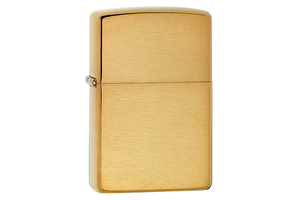 Zippo Brushed Brass Armor 