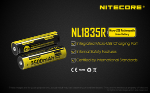 Аккумулятор Nitecore 18650 3500 mAh USB