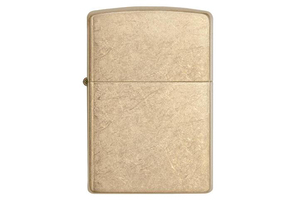 Zippo Tumbled Brass Armor 