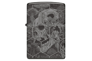 Zippo Mushroom Skulls