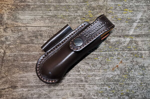 Чехол для Opinel №10 (9) Stich Profi коричневый