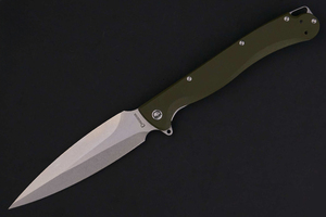 Daggerr Vendetta Olive Framelock VG-10