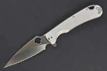 Daggerr Sting Frame-lock Satin Full Serrated