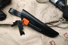 Ножны для Morakniv 2000 с огнивом черные