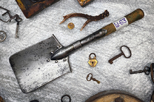 Малая пехотная лопатка Шодуаръ (1915 год) Ш-63