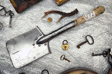 Малая пехотная лопатка Шодуаръ (1915 год) Ш-72