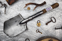 Малая пехотная лопатка Коминтерн (1941 год) К-104