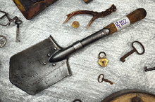 Малая пехотная лопатка Коминтерн (1941 год) К-102