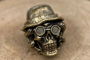 Бусина Череп N31 (желтая)