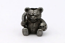 Бусина Медвежонок (черная)