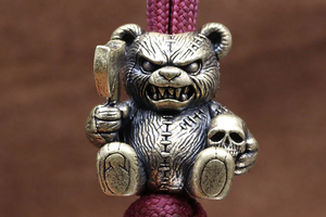 Бусина Медвежонок (желтая)