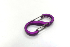 Карабин S-образный фиолетовый